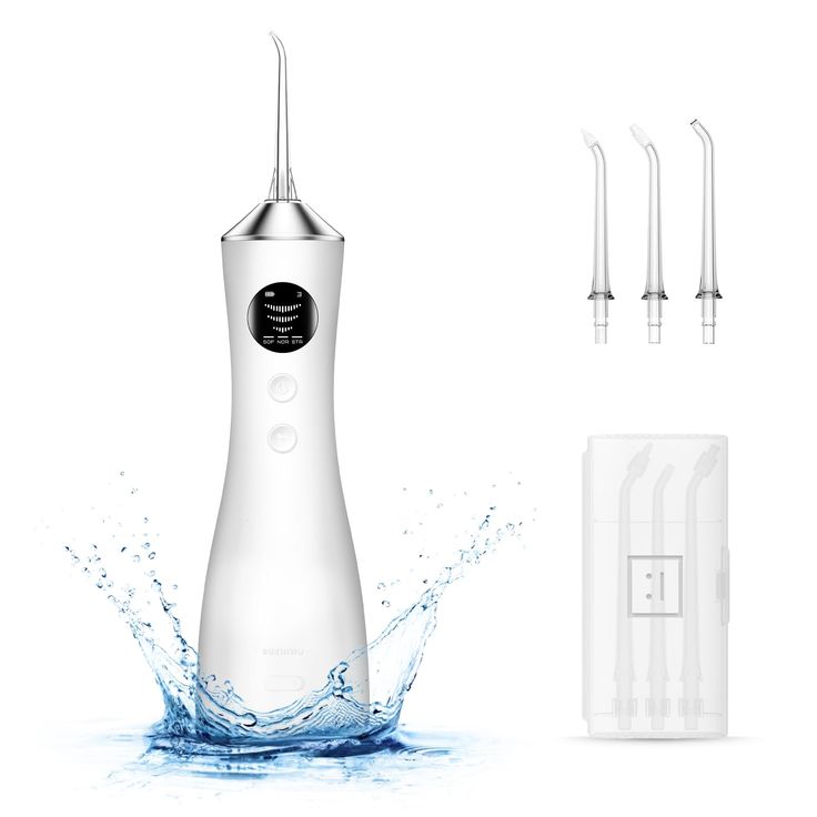 Speed Dental Care Water-Jet Flosser Air technology Cords Tooth Pick Power Dental Cleaning Whitening Teeth Kit Power Floss Air Powered Dental Water Jet for Tooth Cleaner - Pack Of 1