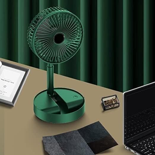 Rechargeable telescopic foldable fan