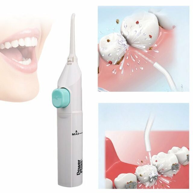 Speed Dental Care Water-Jet Flosser Air technology Cords Tooth Pick Power Dental Cleaning Whitening Teeth Kit Power Floss Air Powered Dental Water Jet for Tooth Cleaner - Pack Of 1