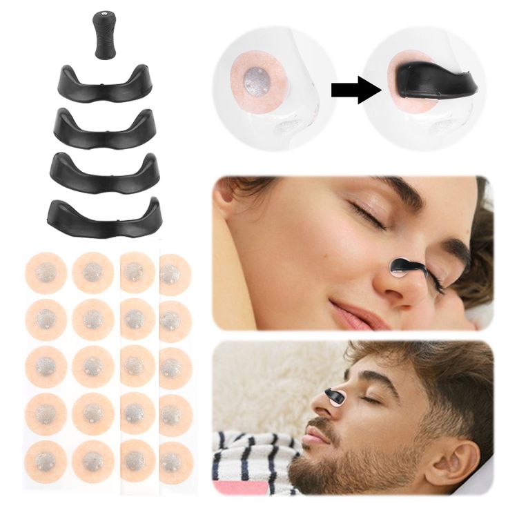 Magnetic nasal strips anti snoring nose clips skin safe starter 15 kit