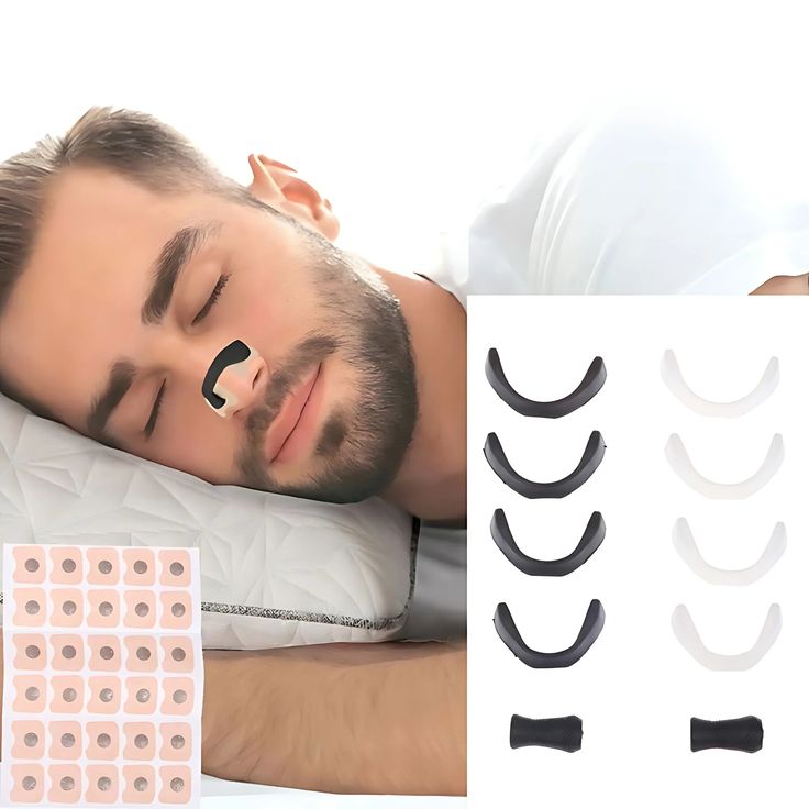 Magnetic nasal strips anti snoring nose clips skin safe starter 15 kit
