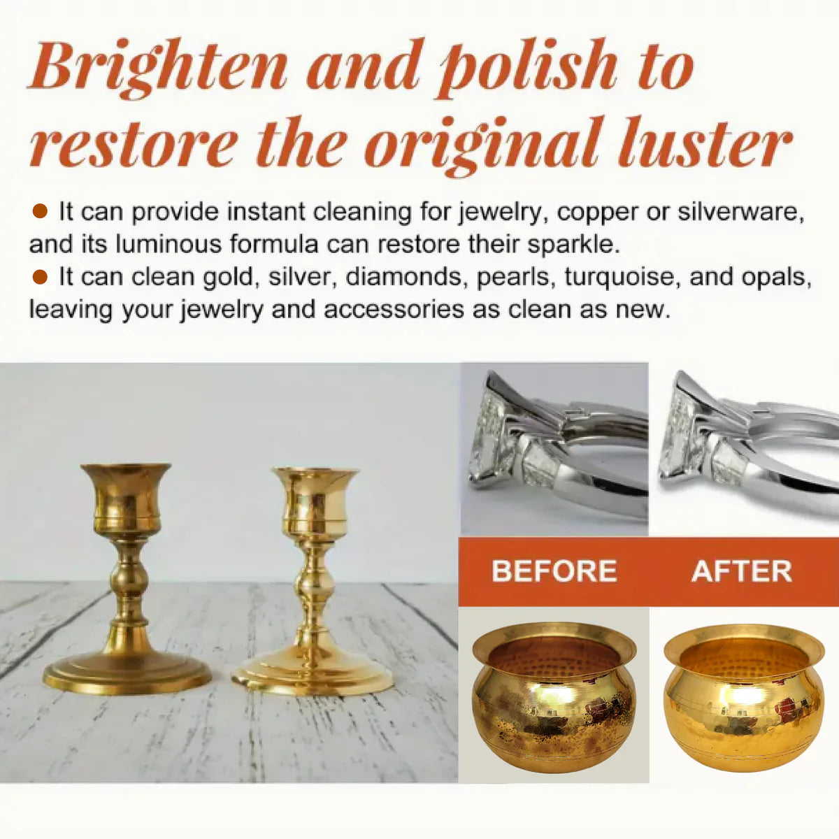 ShineBright™ - Instant Copper & Brass Cleaning Liquid ✨🥇  Limited Period Offer