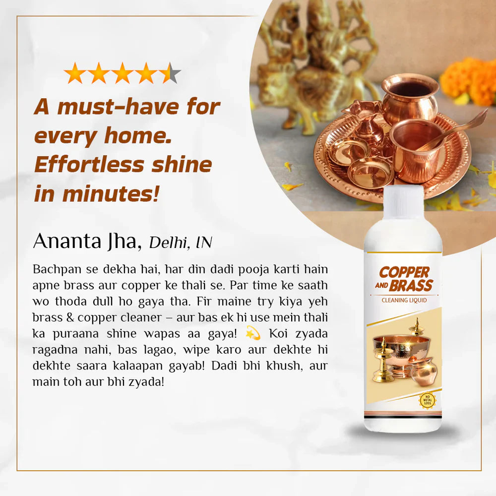 ShineBright™ - Instant Copper & Brass Cleaning Liquid ✨🥇  Limited Period Offer