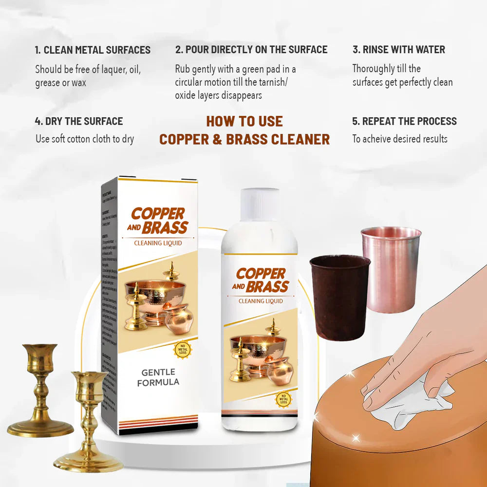 ShineBright™ - Instant Copper & Brass Cleaning Liquid ✨🥇  Limited Period Offer